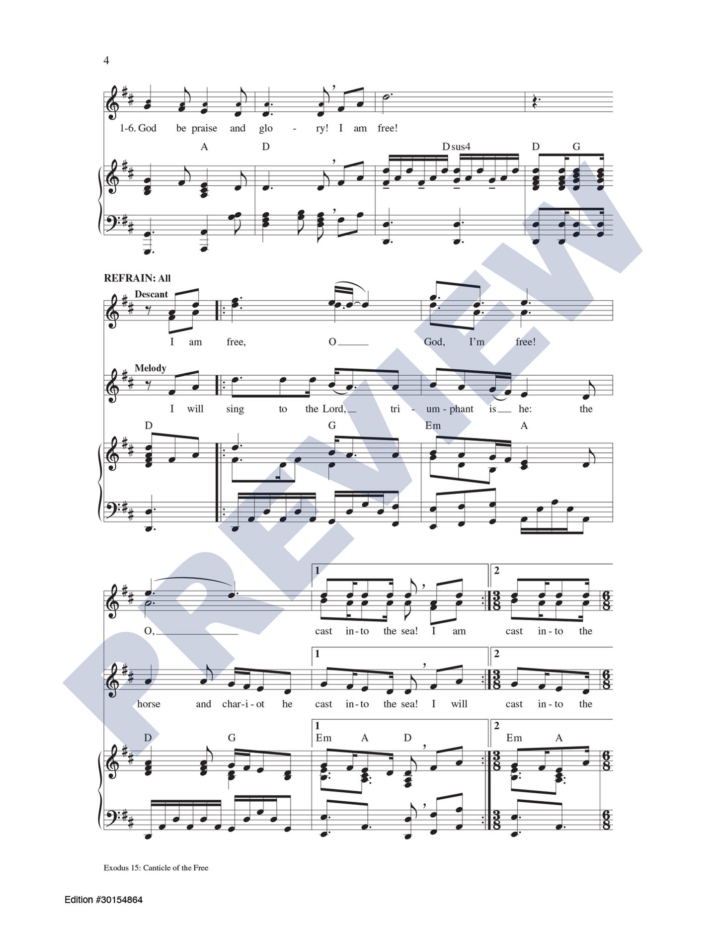 Exodus 15: Canticle of the Free