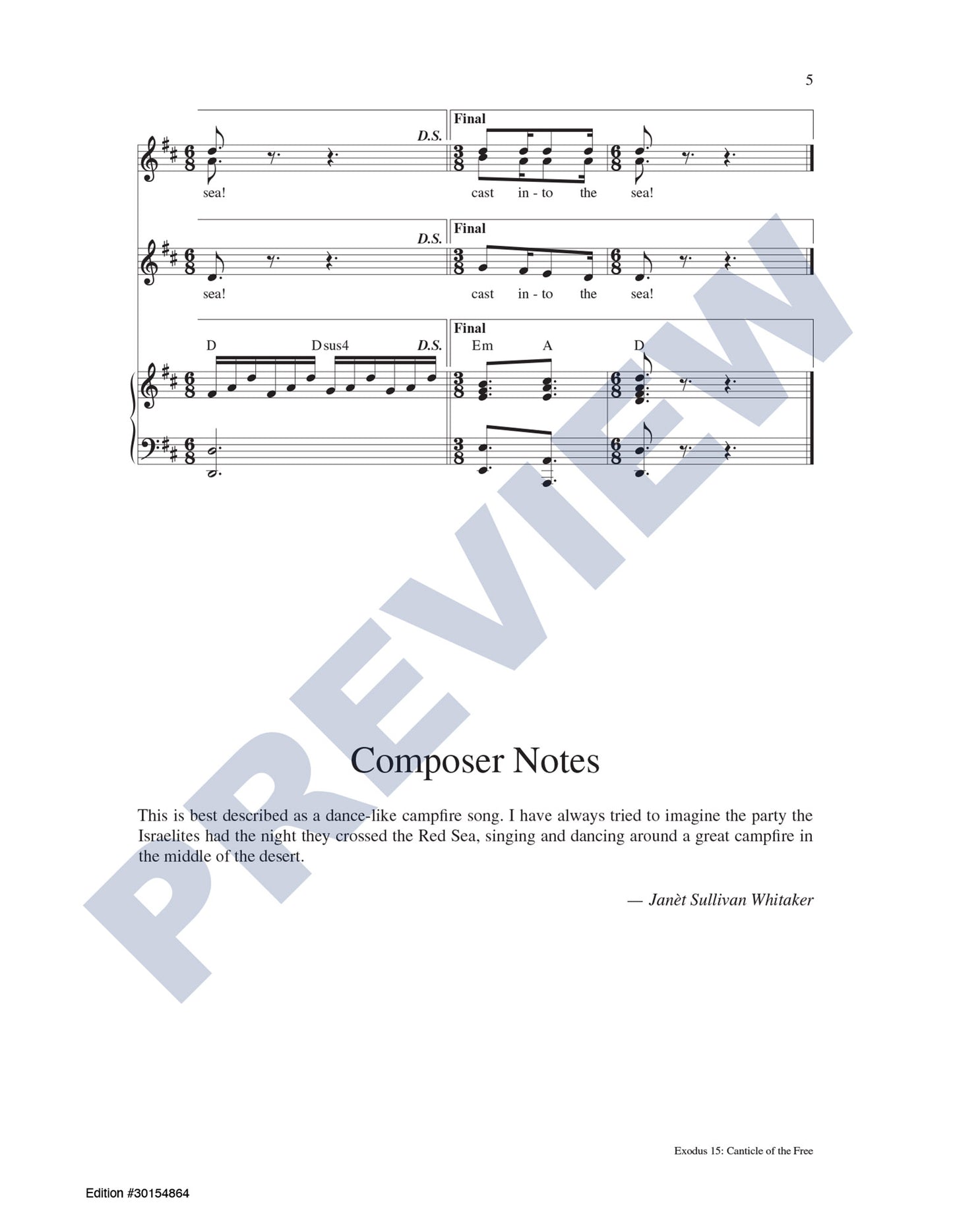 Exodus 15: Canticle of the Free