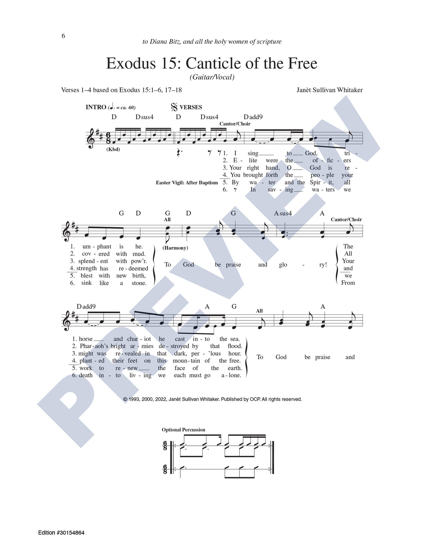 Exodus 15: Canticle of the Free