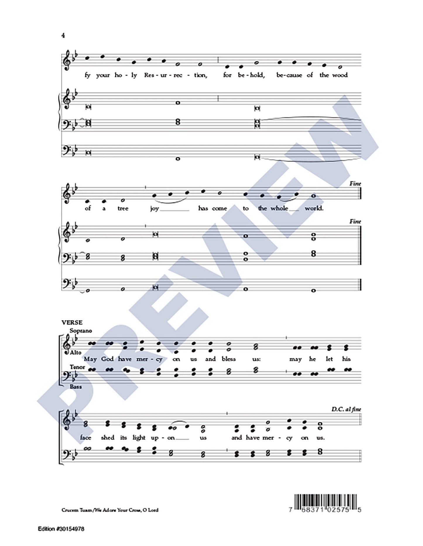 Crucem Tuam/We Adore Your Cross