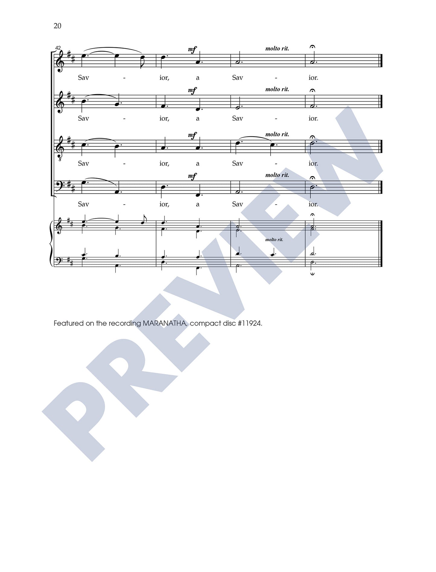 Four Advent Antiphons