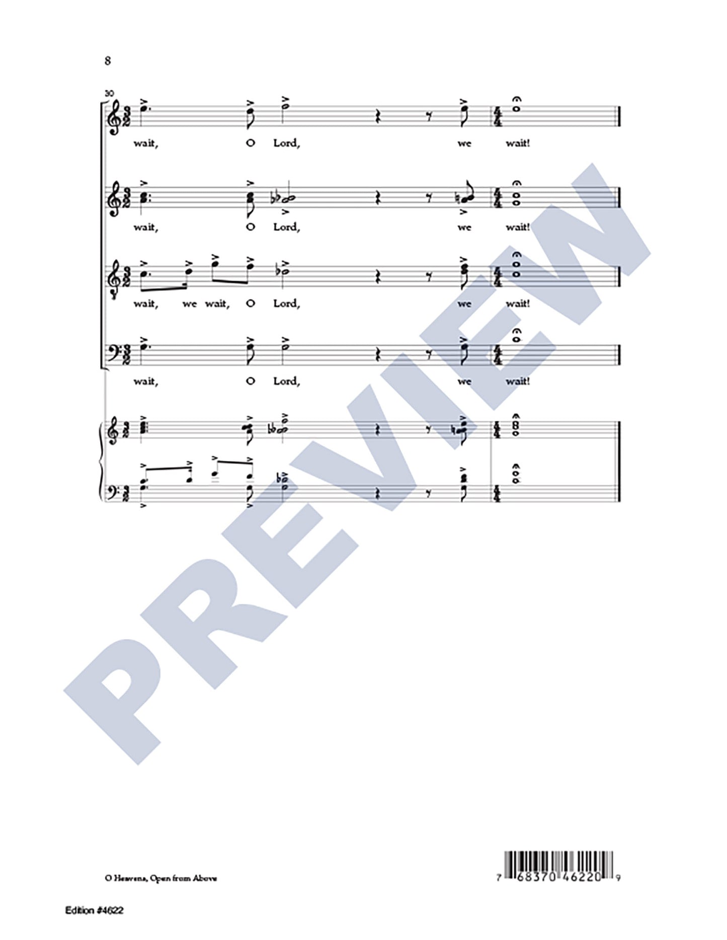 O Heavens, Open from Above