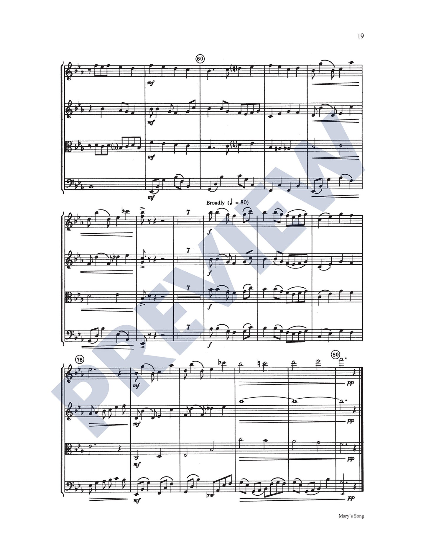 Mary's Song
