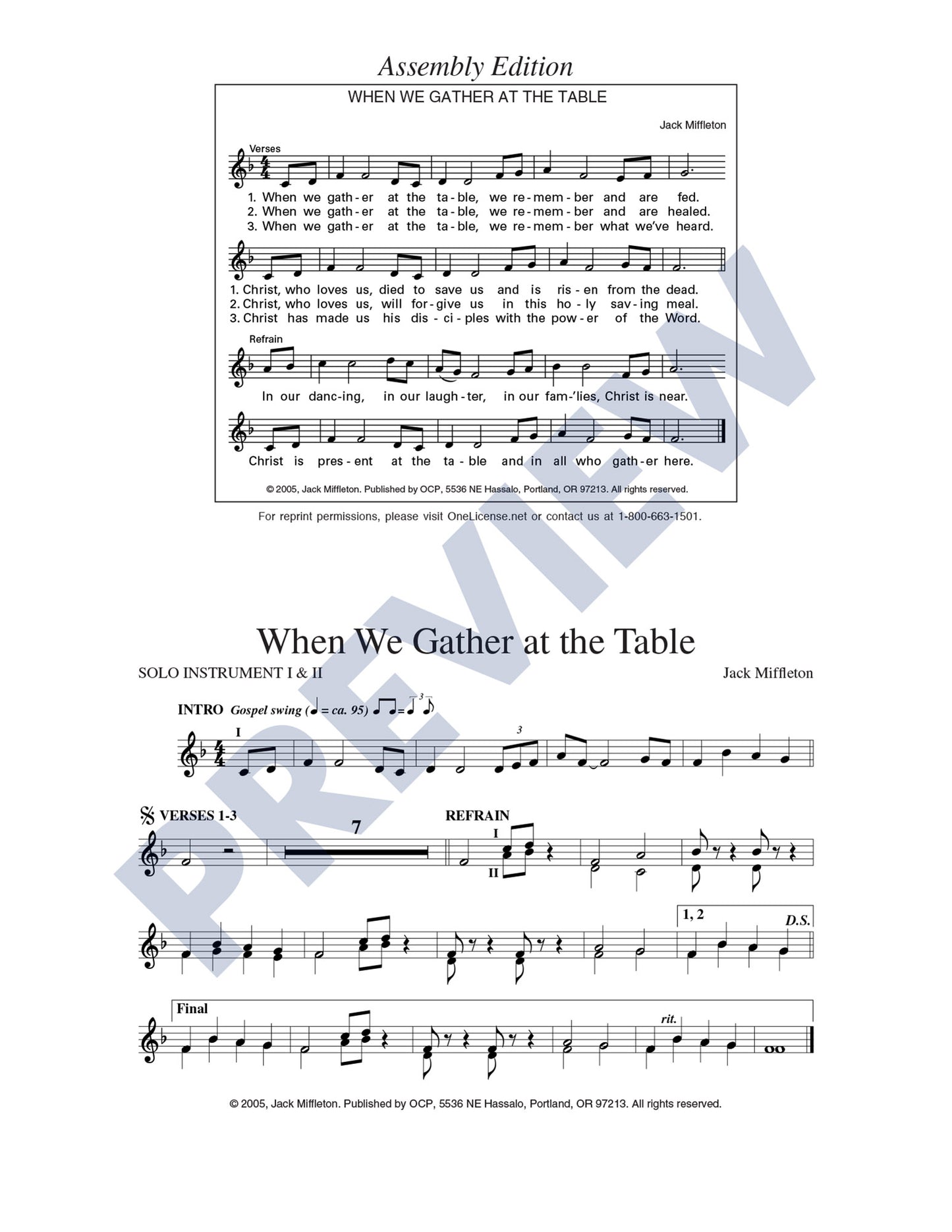 When We Gather at the Table