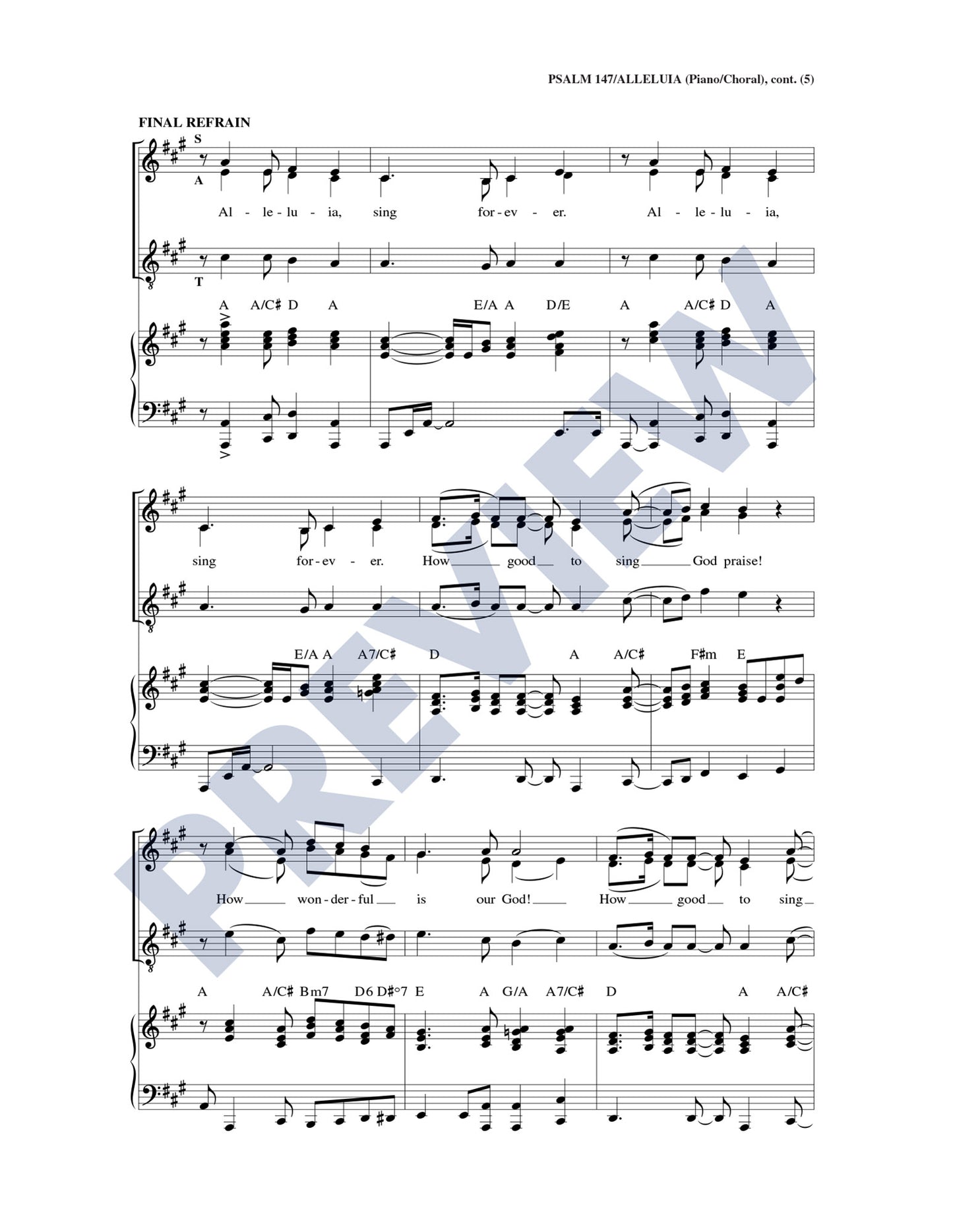 Psalm 147/Alleluia