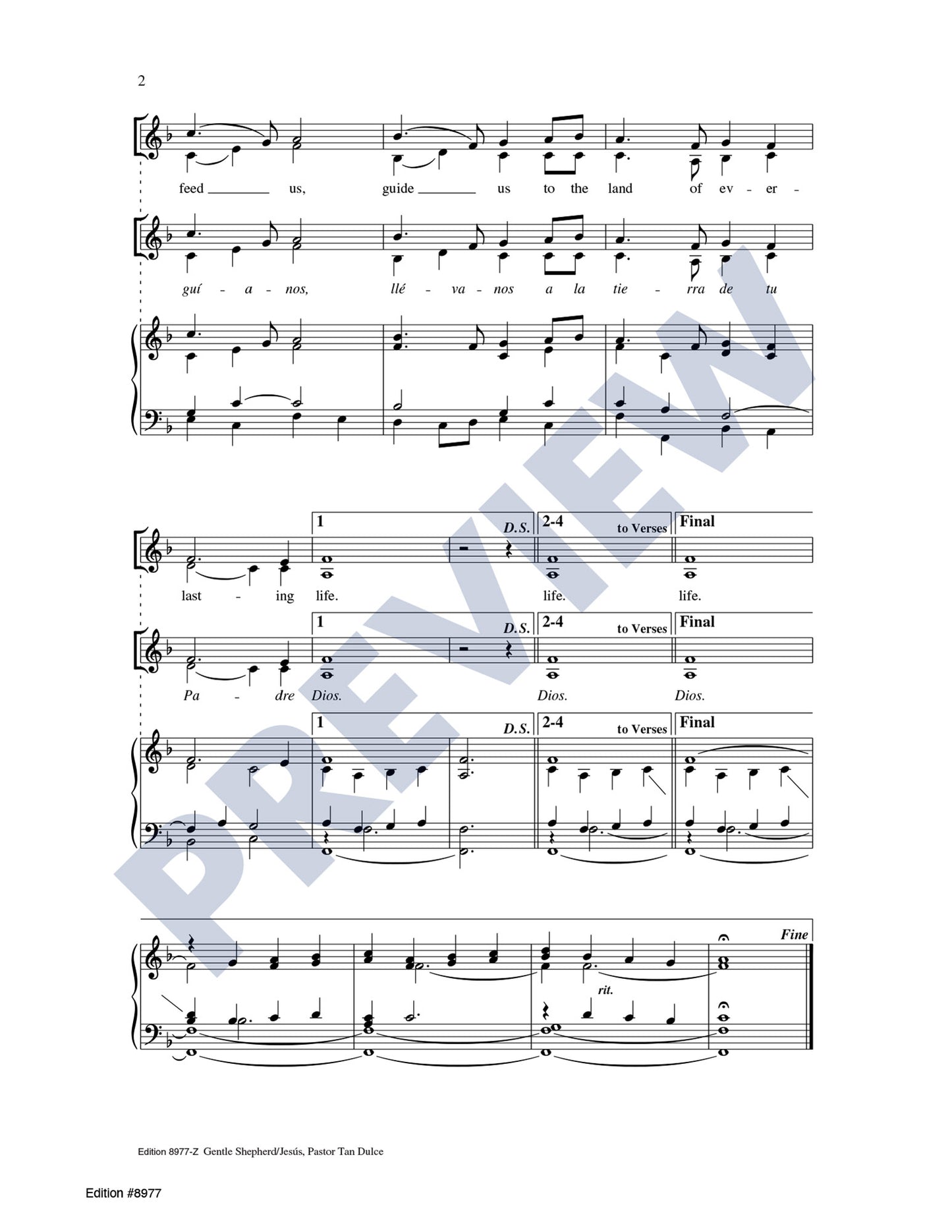 Gentle Shepherd / Jesús, Pastor Tan Dulce