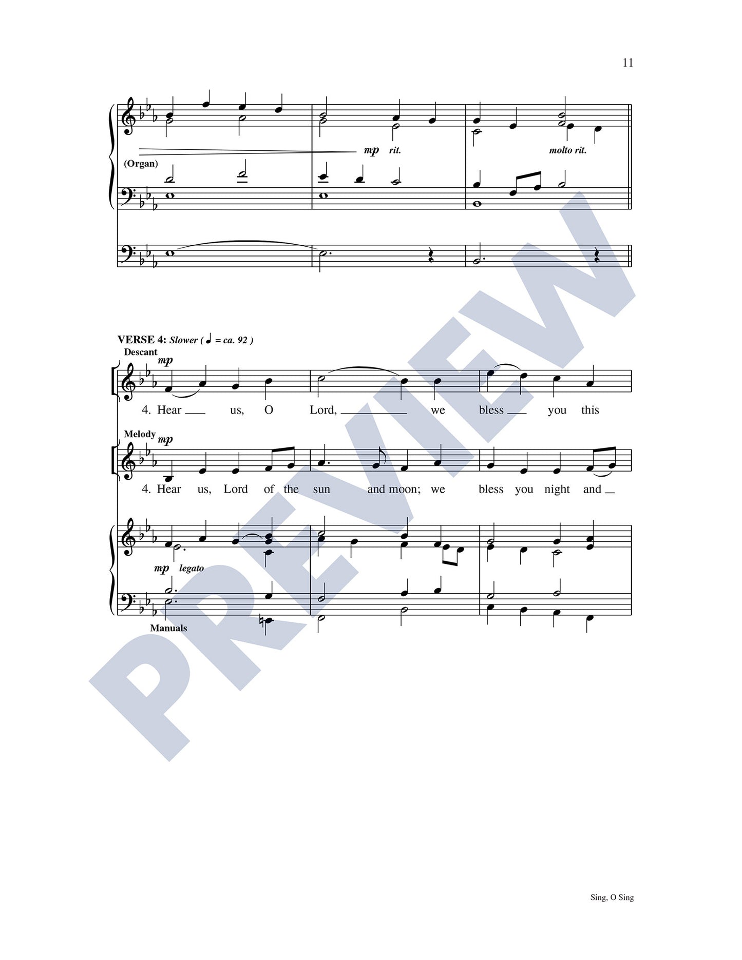 Sing, O Sing