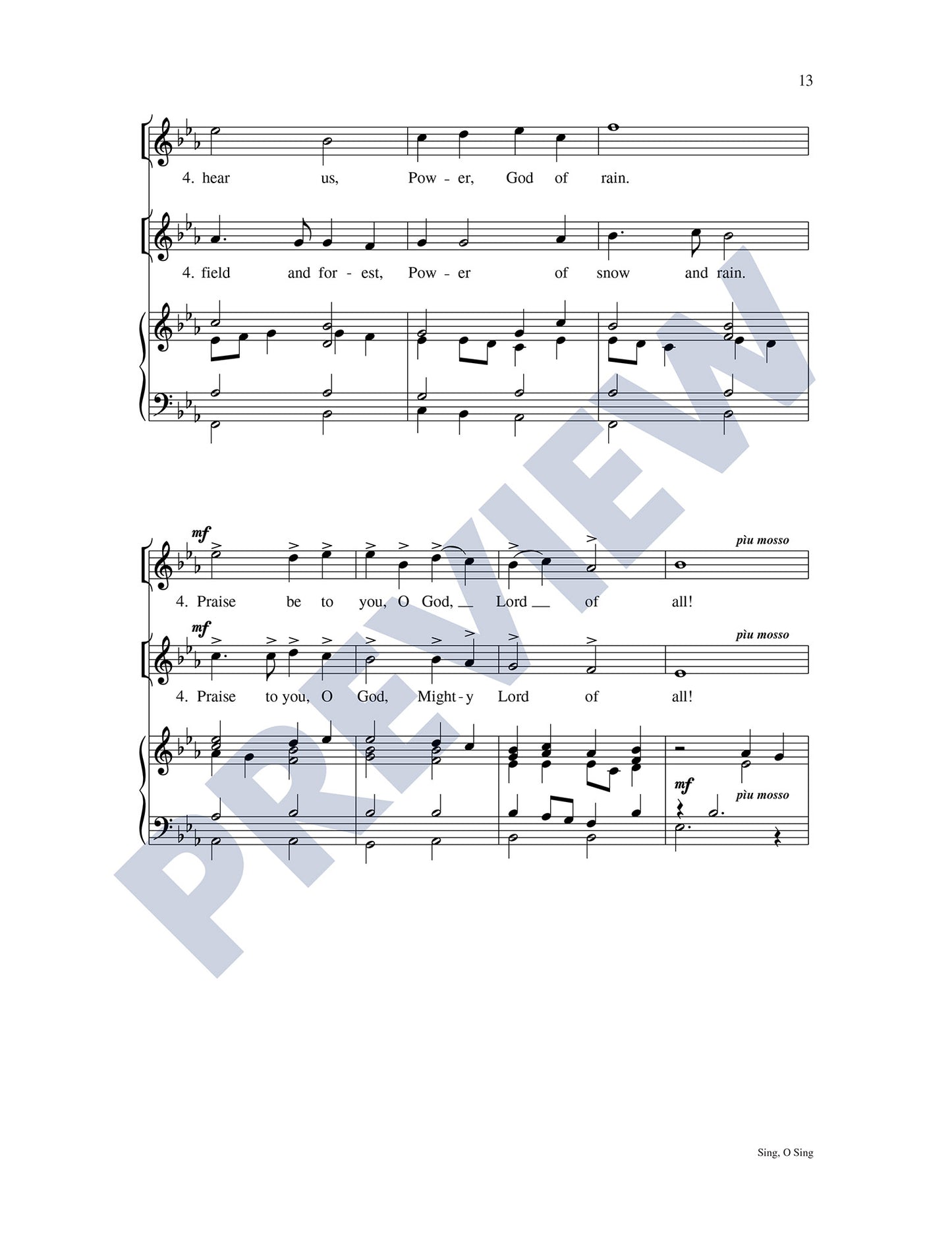 Sing, O Sing