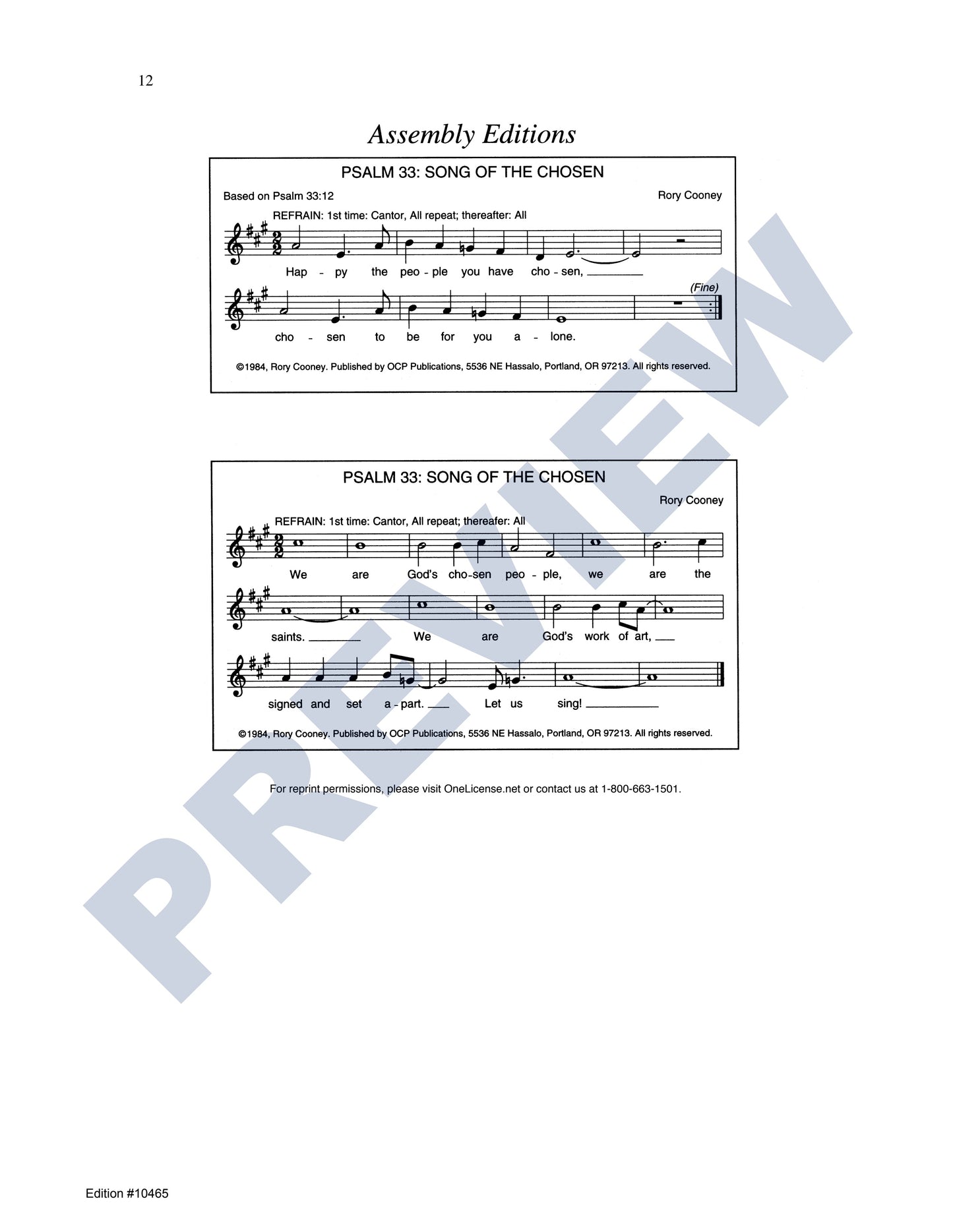 Psalm 33: Song of the Chosen