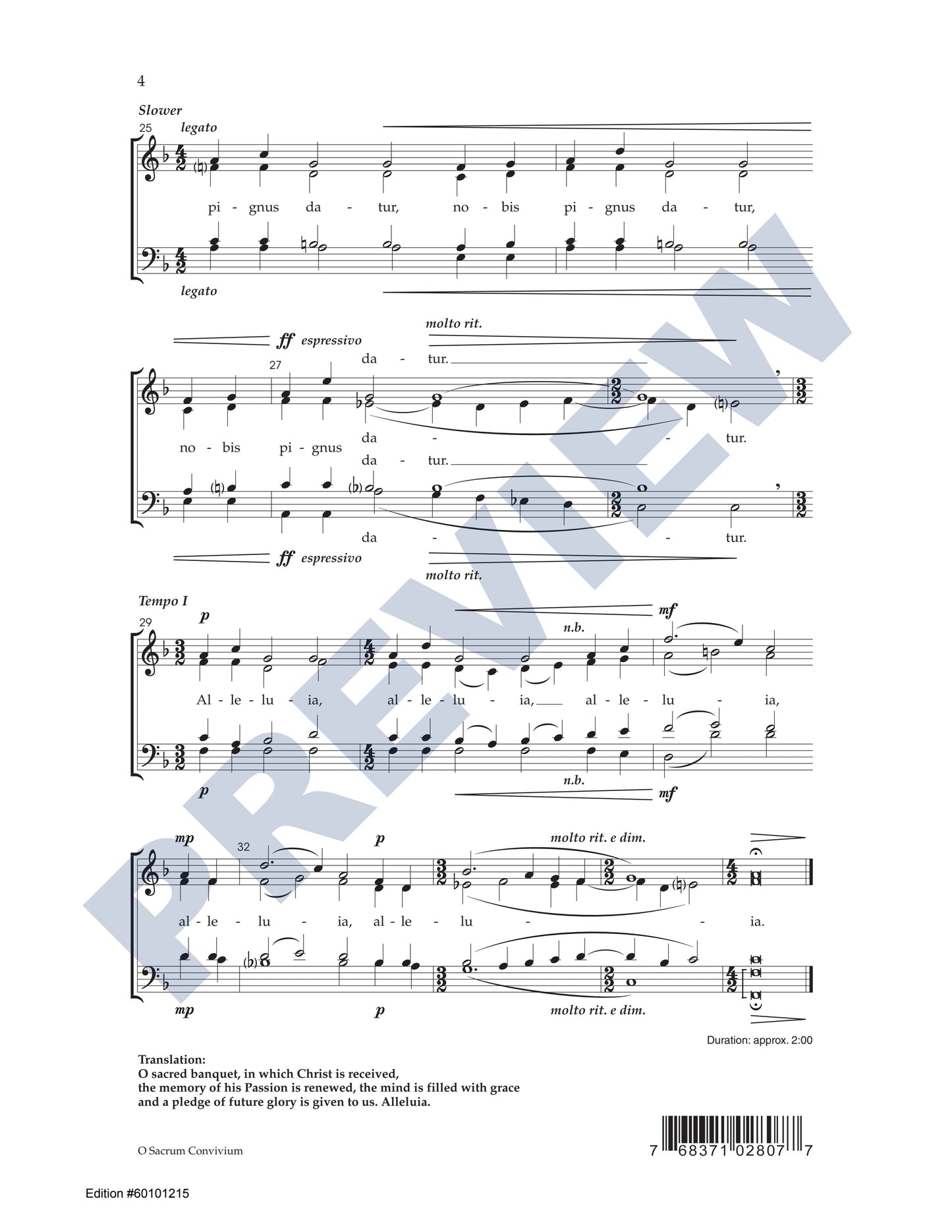 O Sacrum Convivium