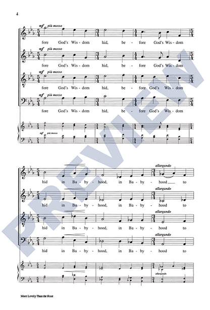 More Lovely Than the Rose