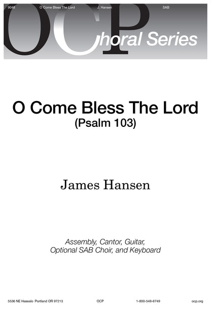 Psalm 103: O Come Bless the Lord
