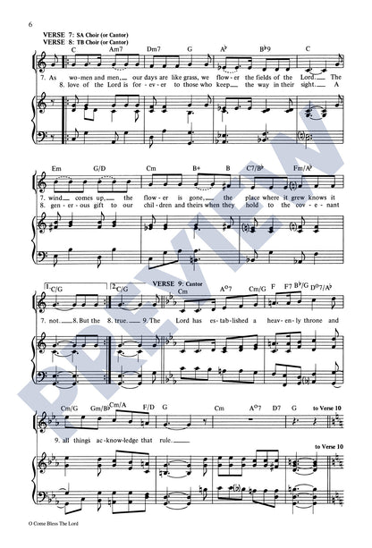 Psalm 103: O Come Bless the Lord