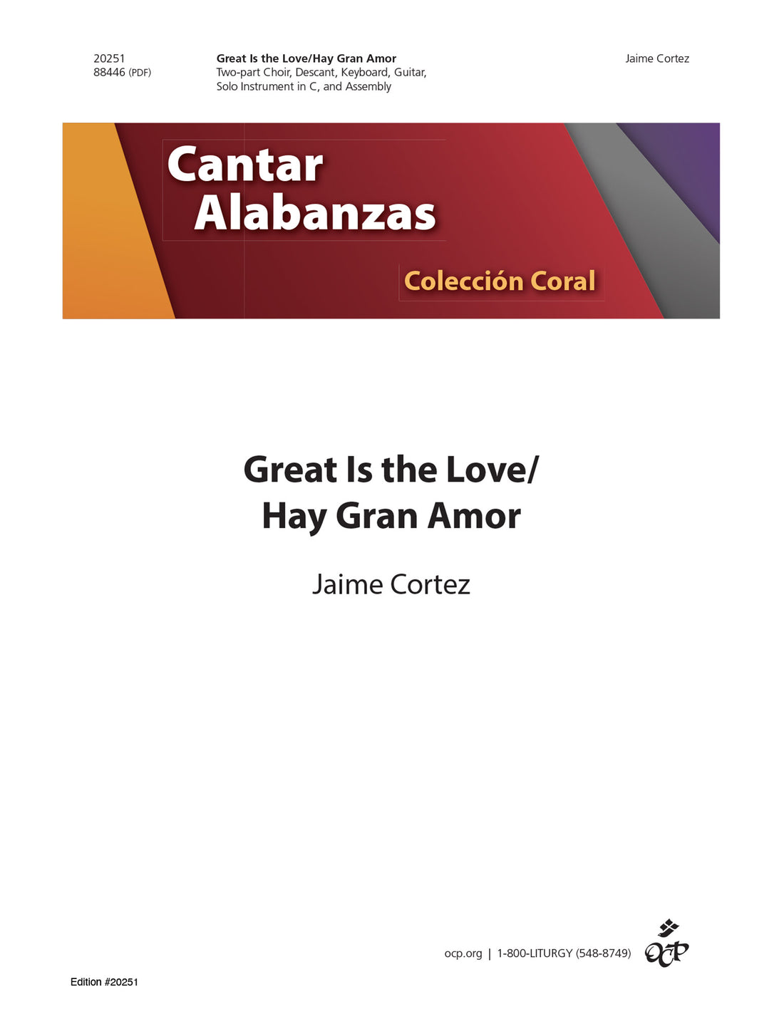 Great Is the Love/Hay Gran Amor