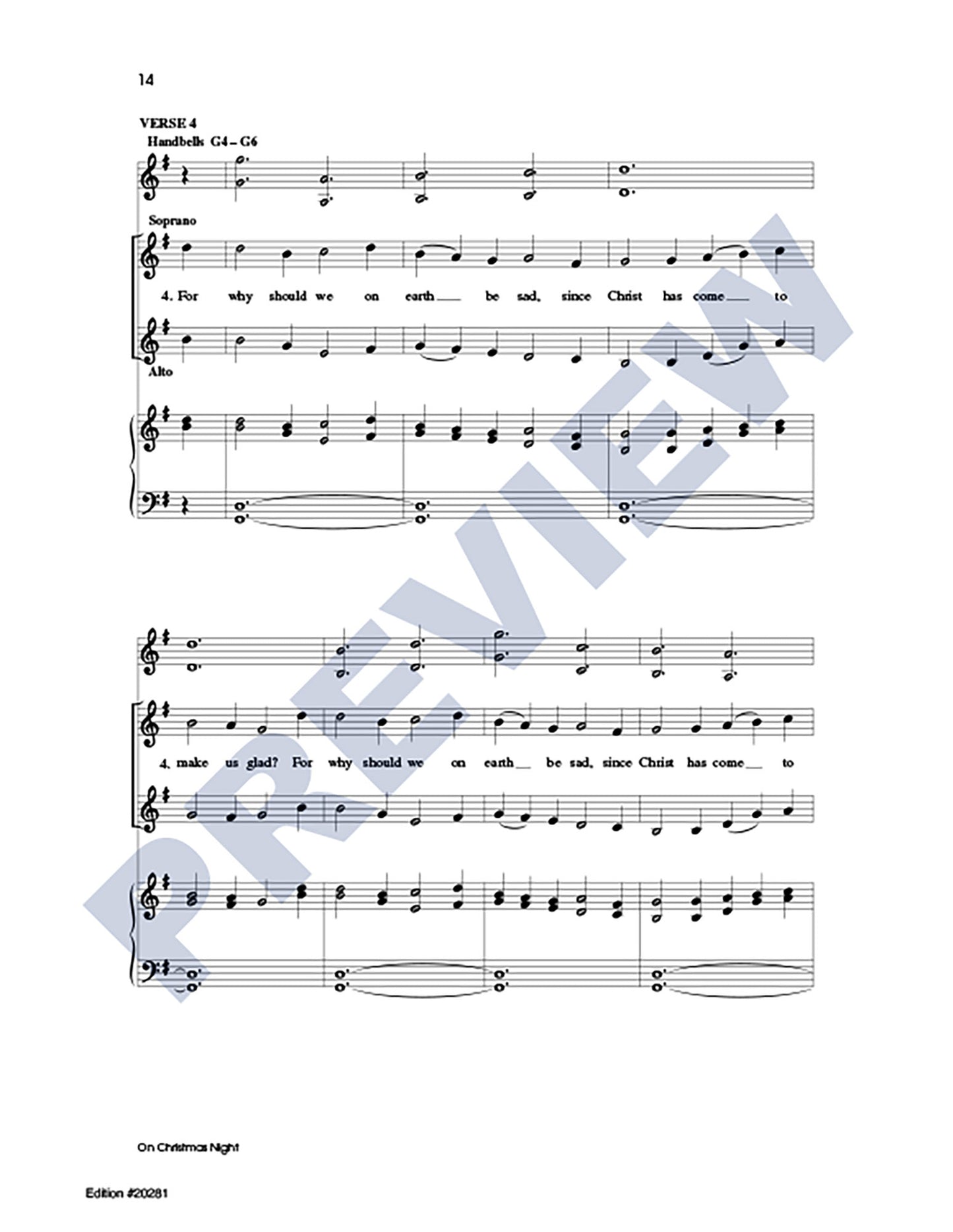 Three Christmas Carols, Set 3
