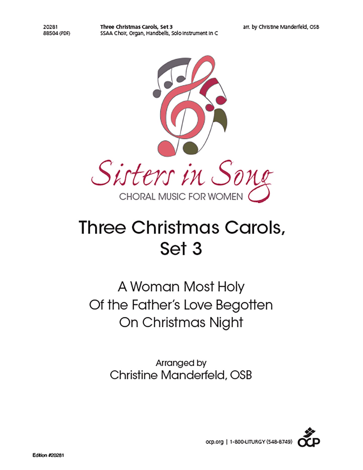 Three Christmas Carols, Set 3