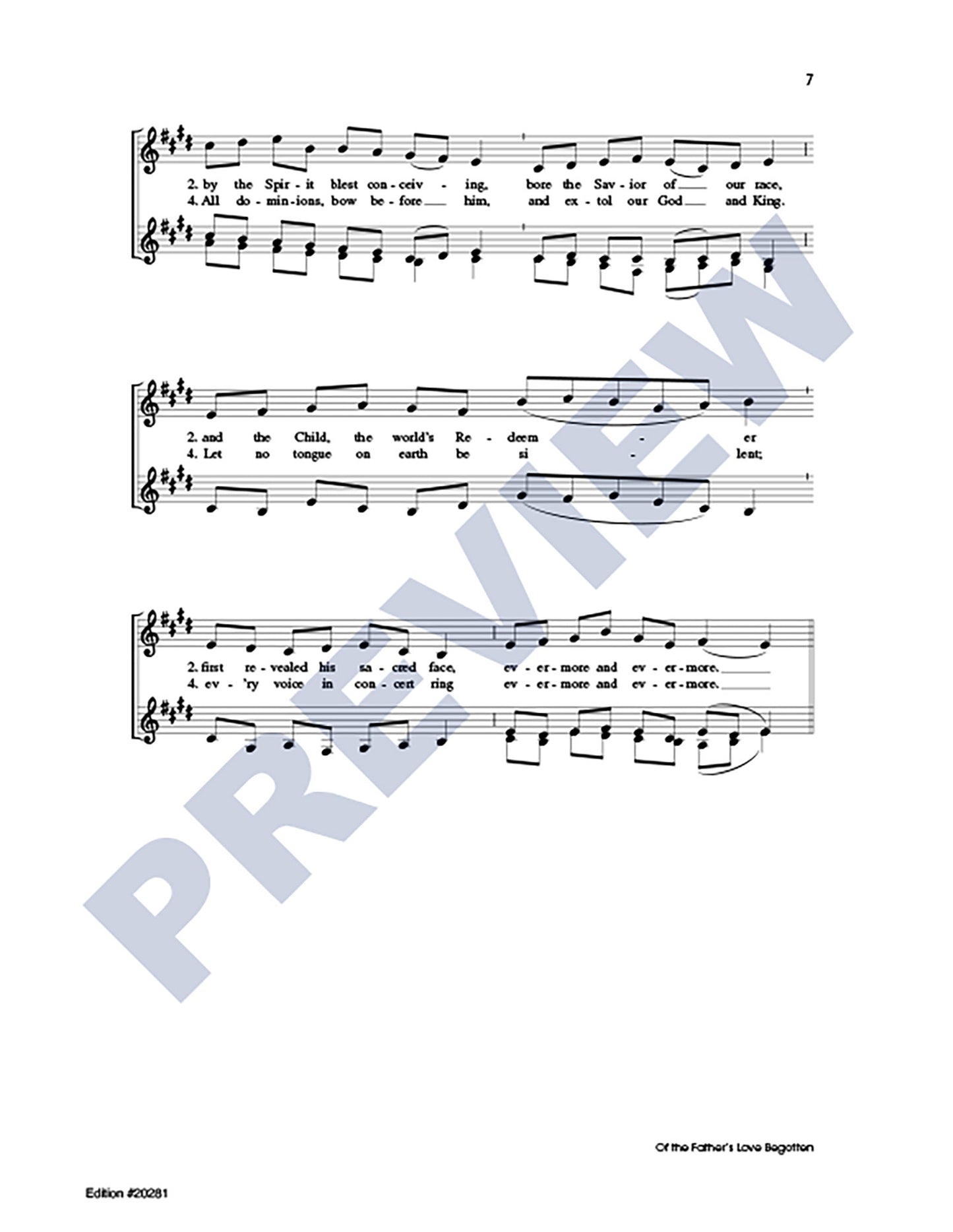Three Christmas Carols, Set 3