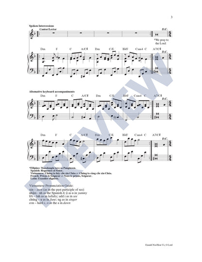 Exaudi Nos/Hear Us, O Lord