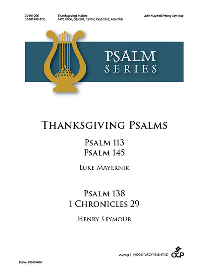 Thanksgiving Psalms