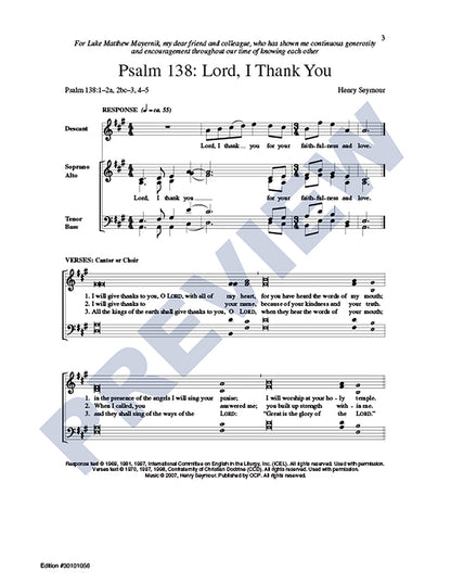 Thanksgiving Psalms