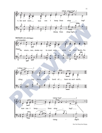 How Can I Keep from Singing