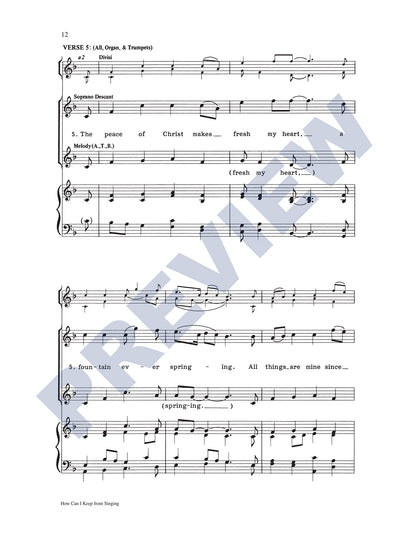How Can I Keep from Singing