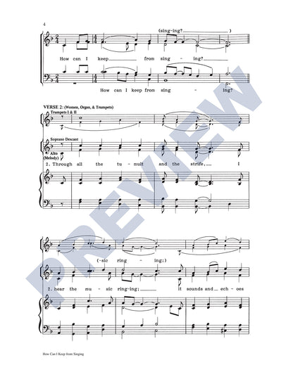 How Can I Keep from Singing