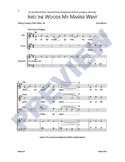 Into the Woods My Master Went