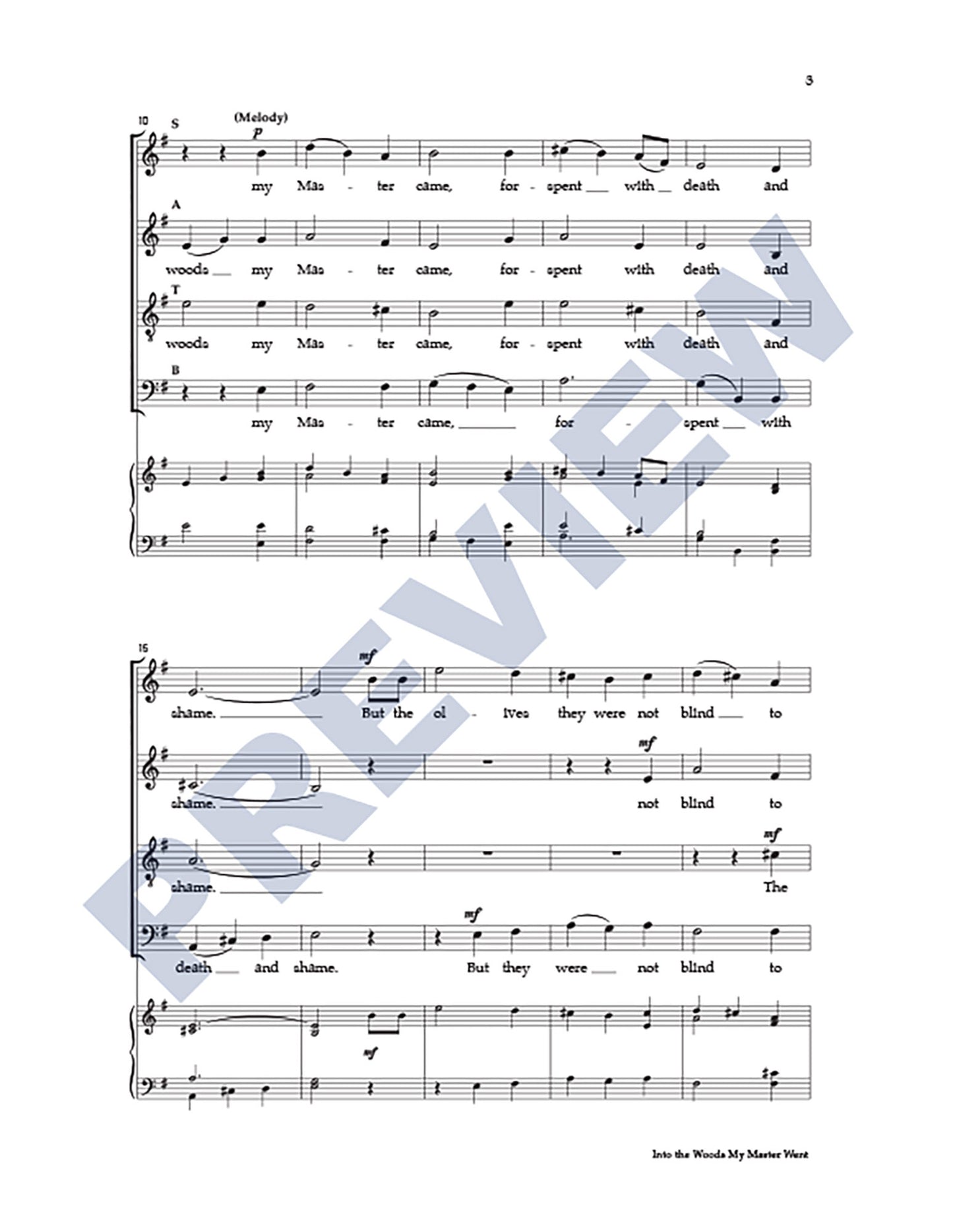 Into the Woods My Master Went