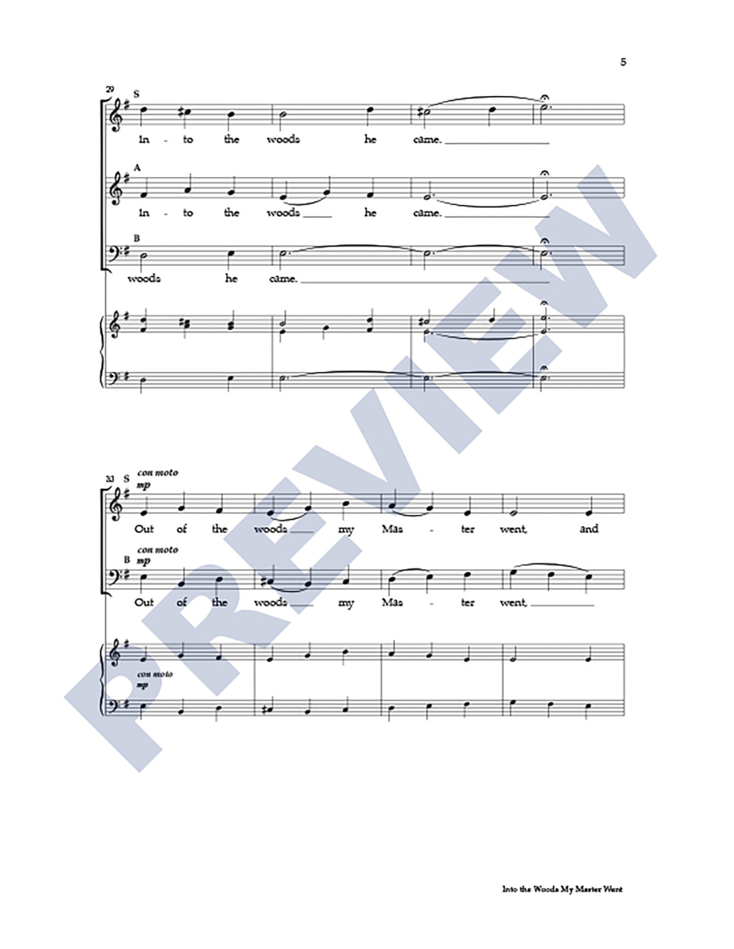 Into the Woods My Master Went