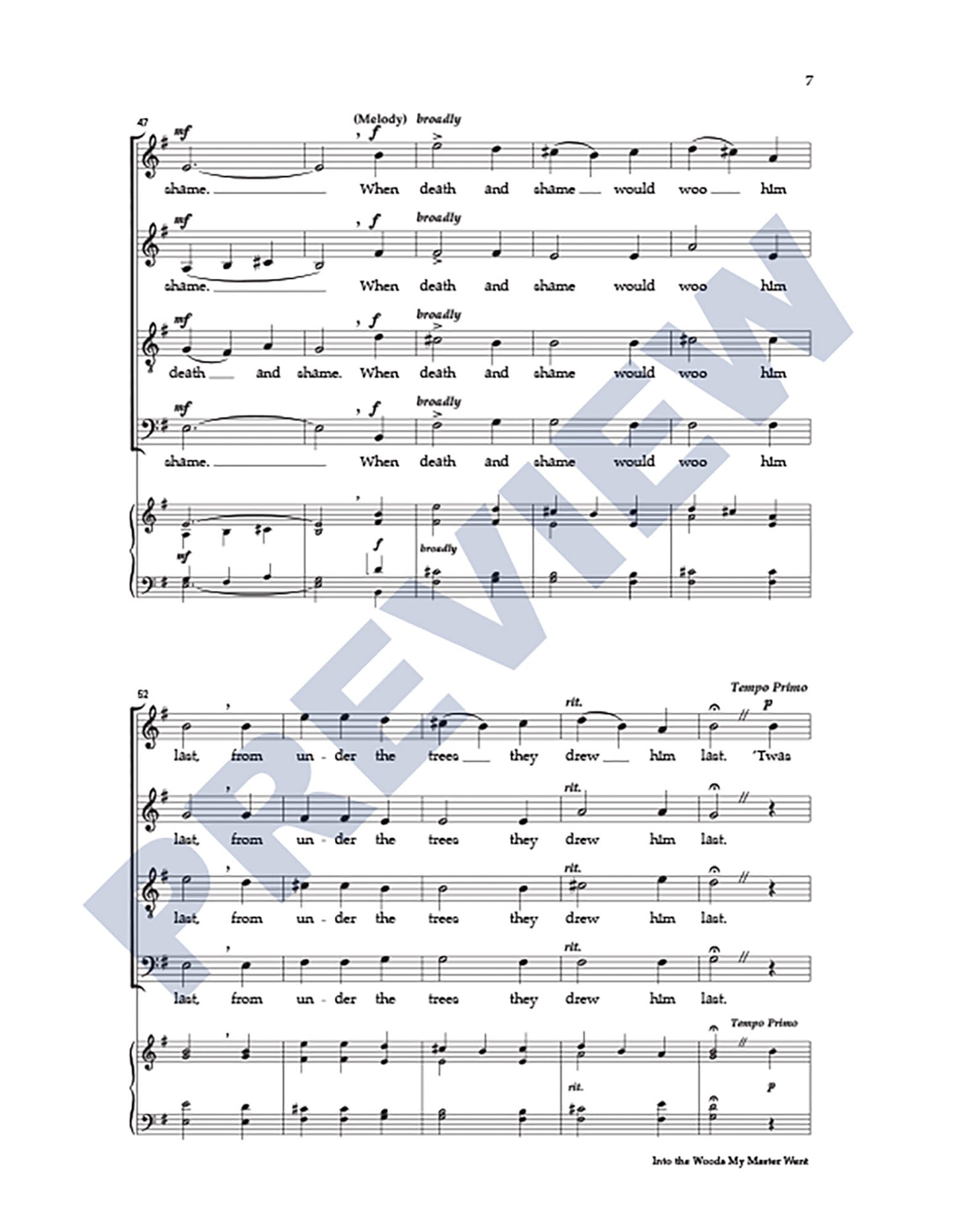 Into the Woods My Master Went