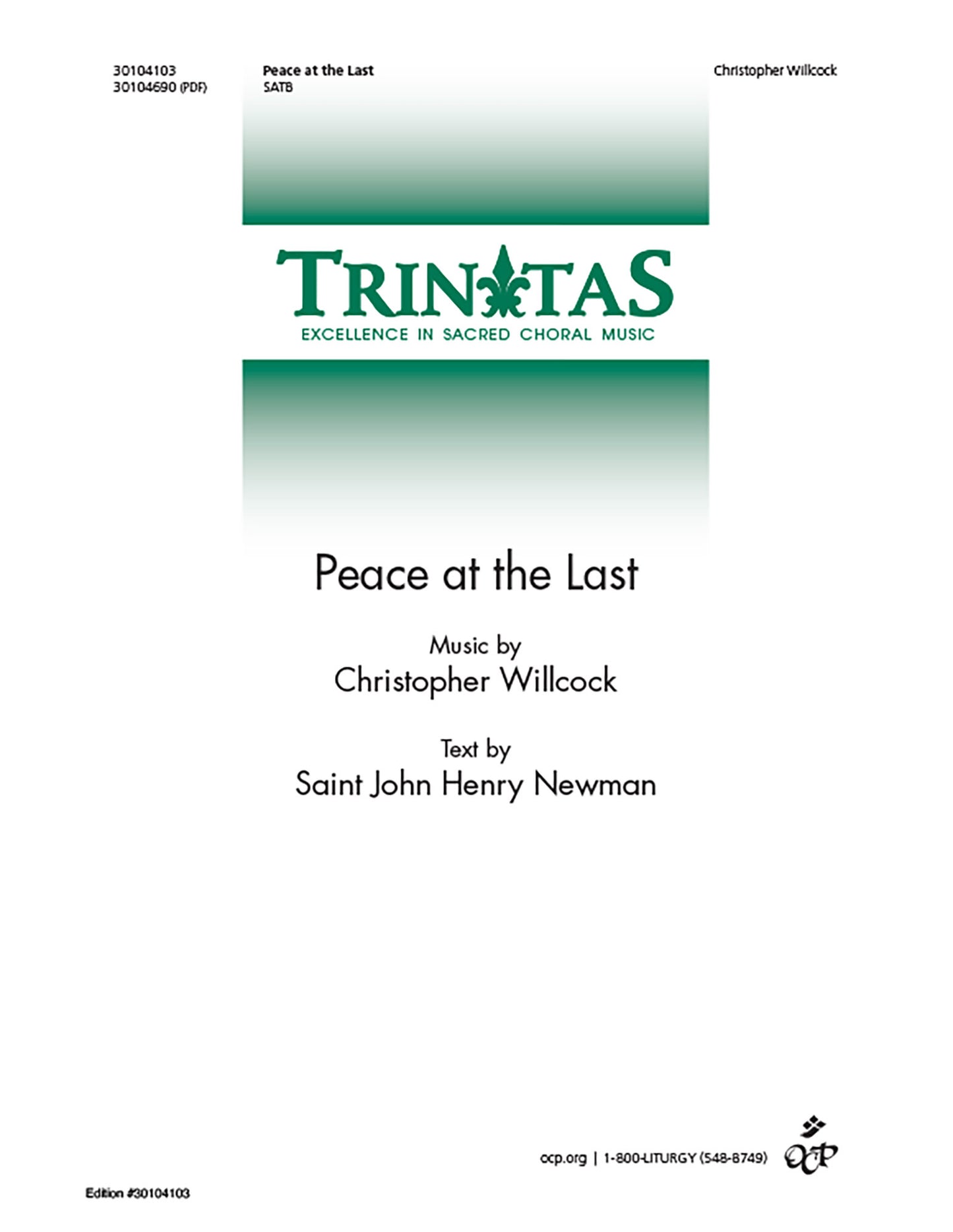 Peace at the Last
