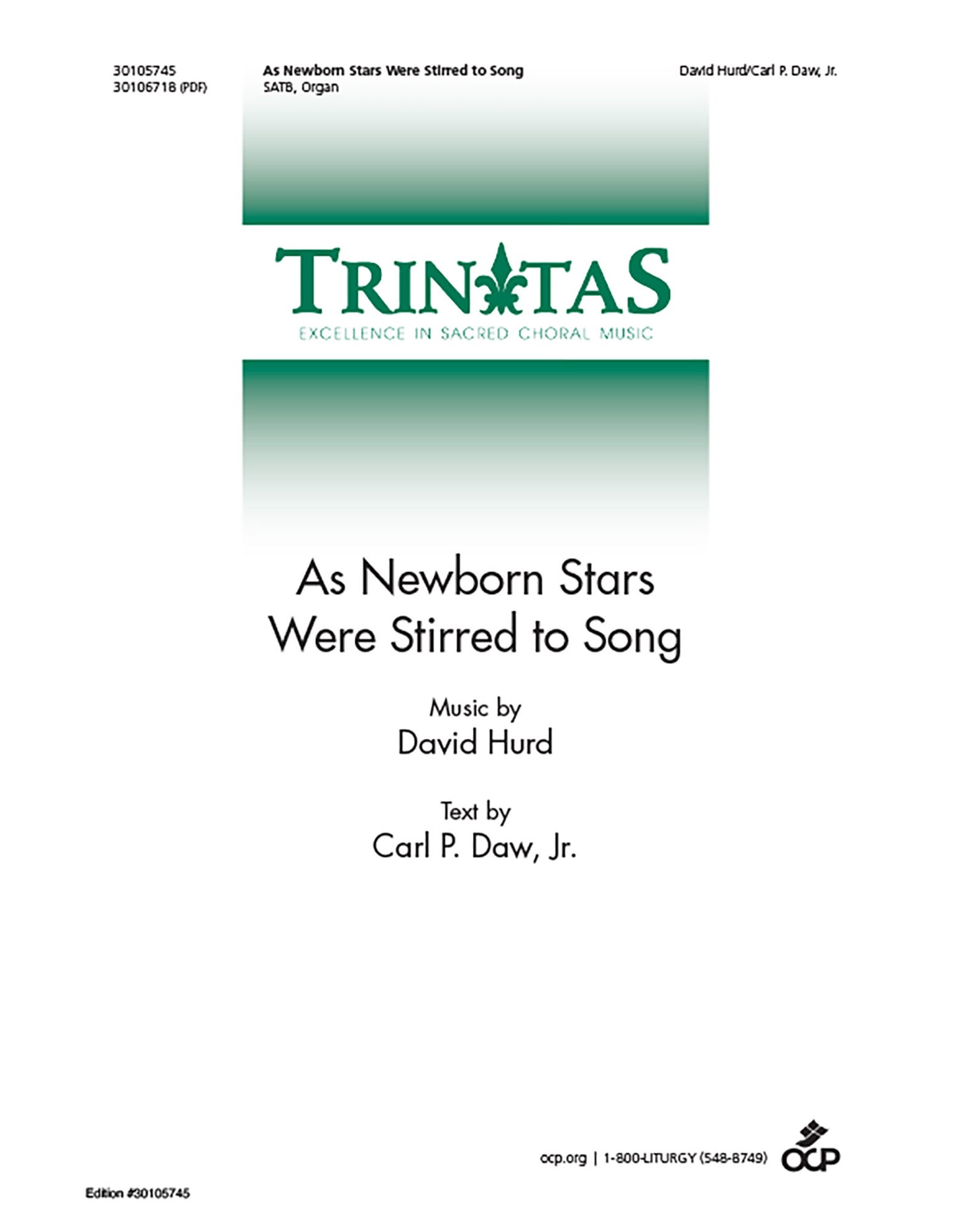 As Newborn Stars Were Stirred to Song