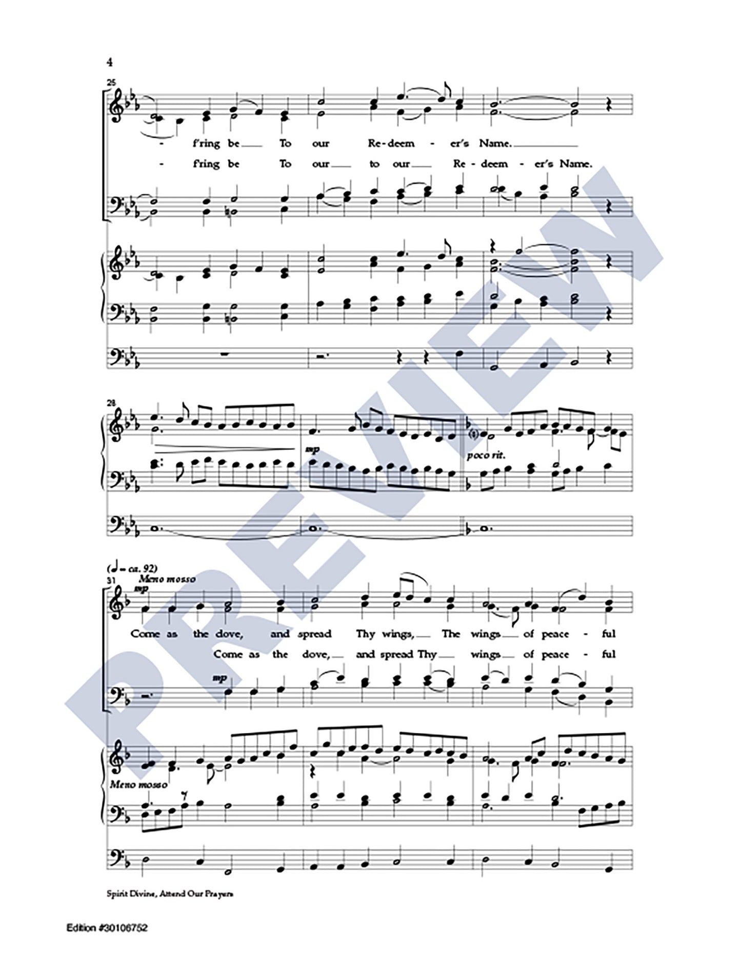 Spirit Divine, Attend Our Prayers