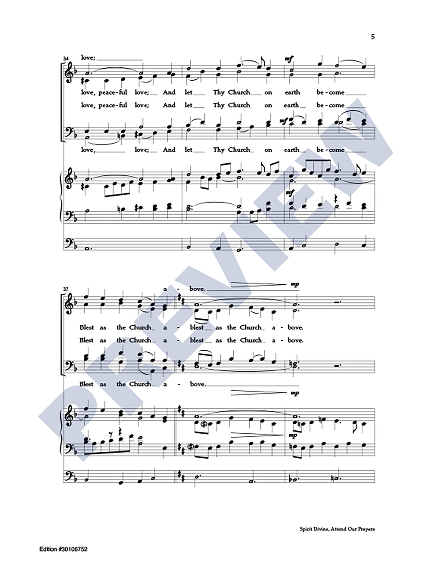 Spirit Divine, Attend Our Prayers