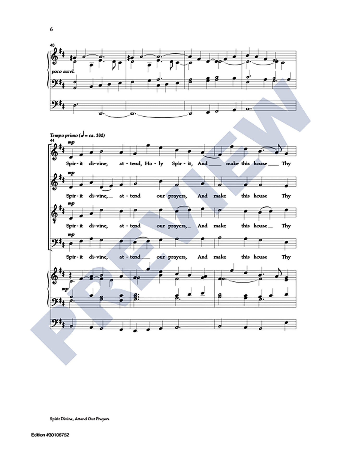 Spirit Divine, Attend Our Prayers