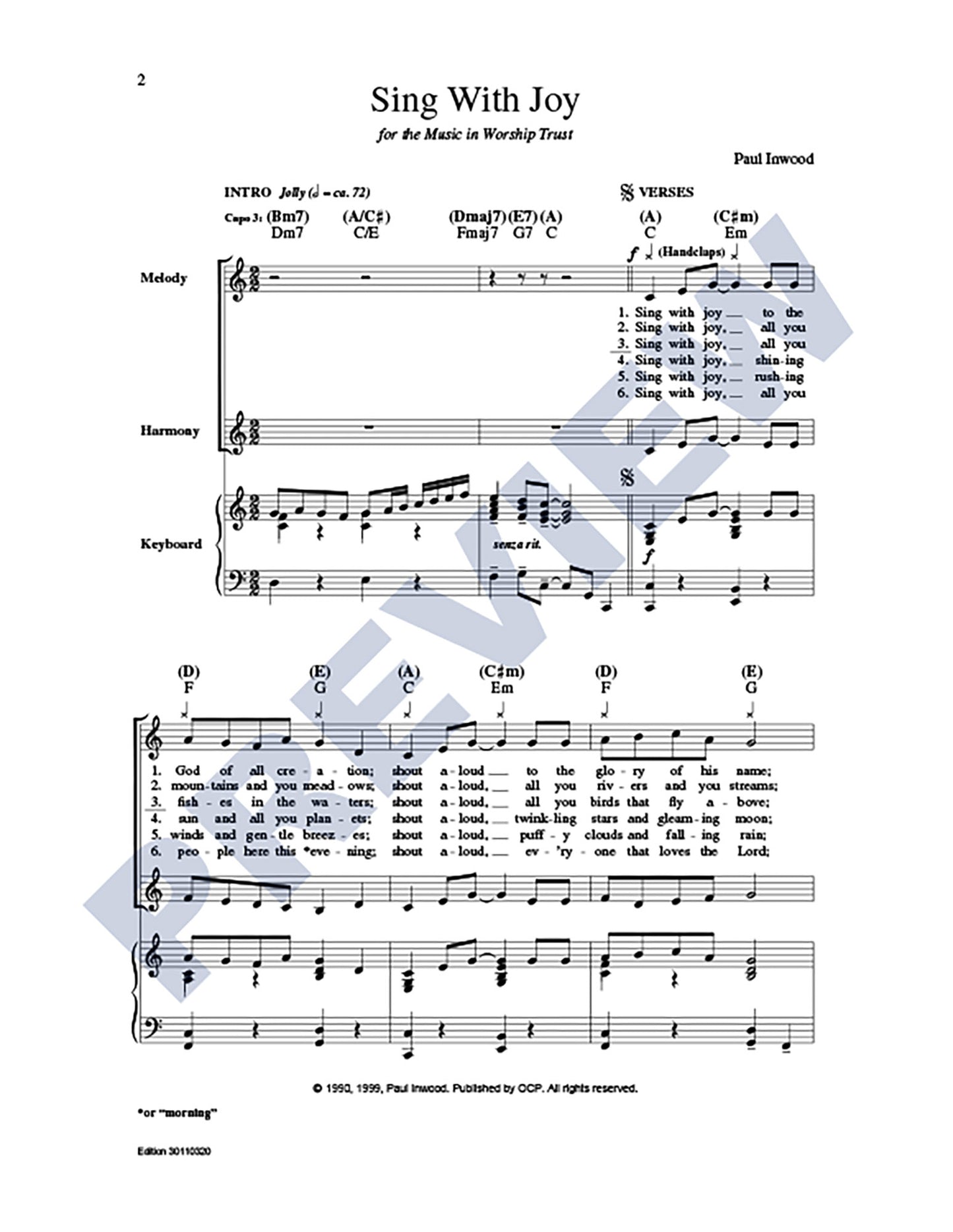 Sing with Joy