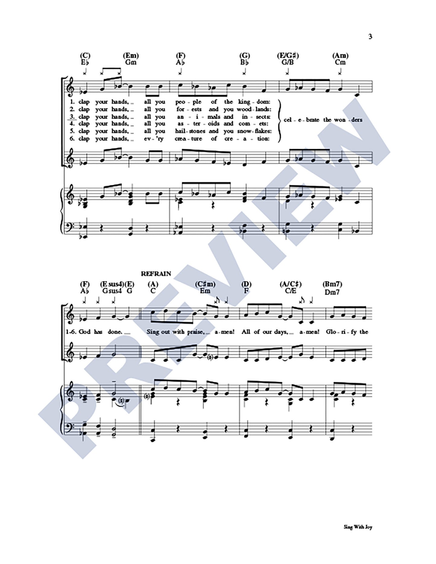 Sing with Joy