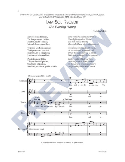 Iam Sol Recedit (An Evening Hymn)
