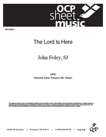 The Lord Is Here