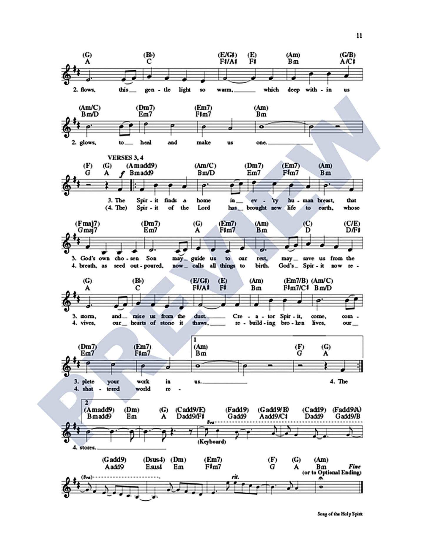 Song of the Holy Spirit