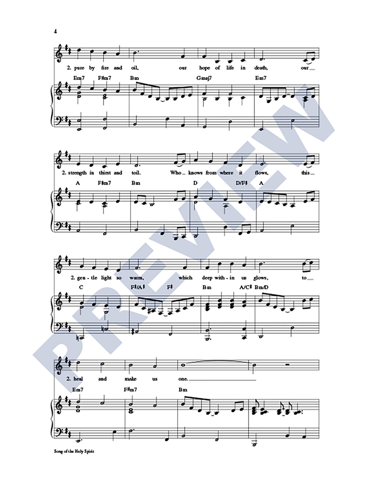 Song of the Holy Spirit