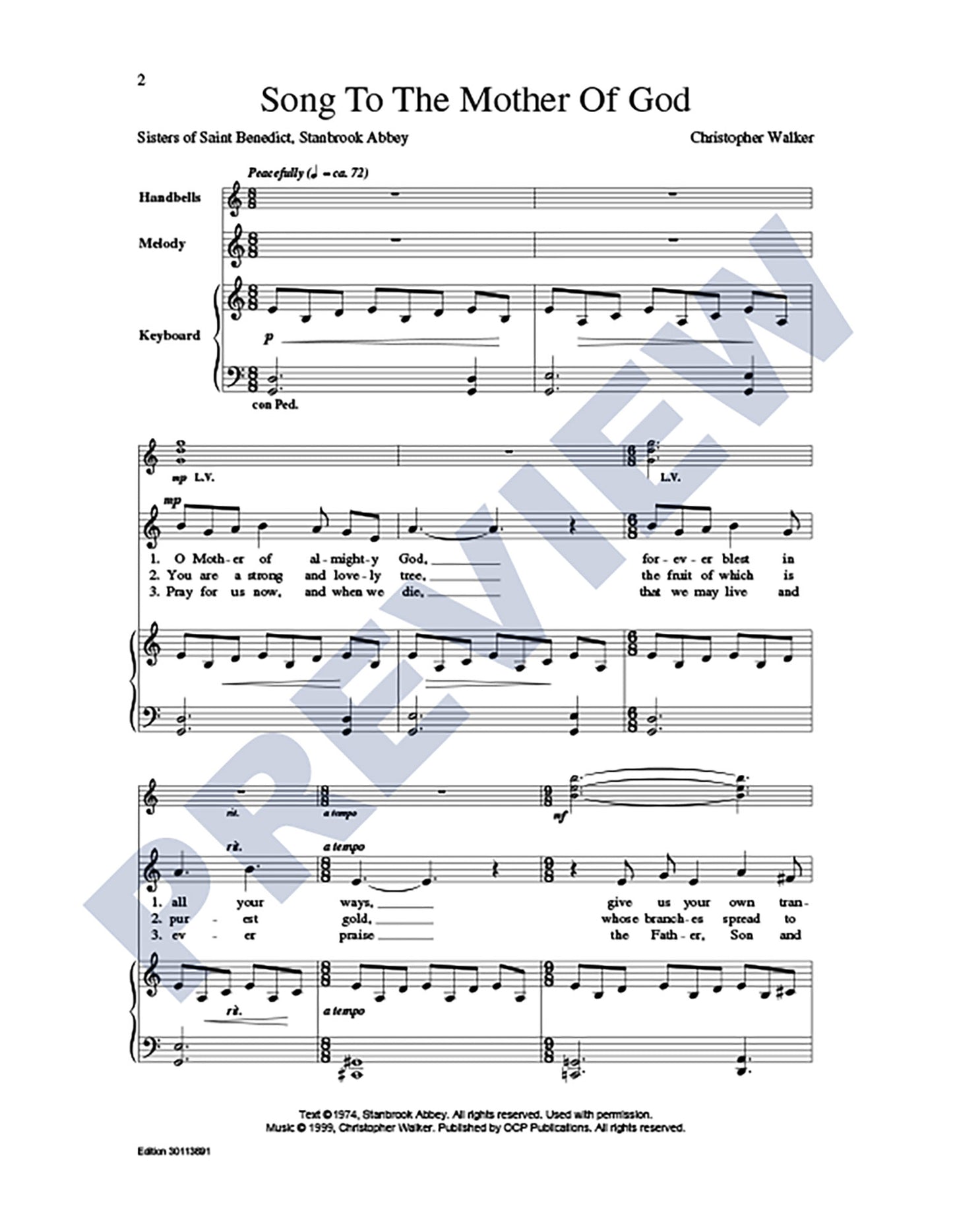 Song to the Mother of God