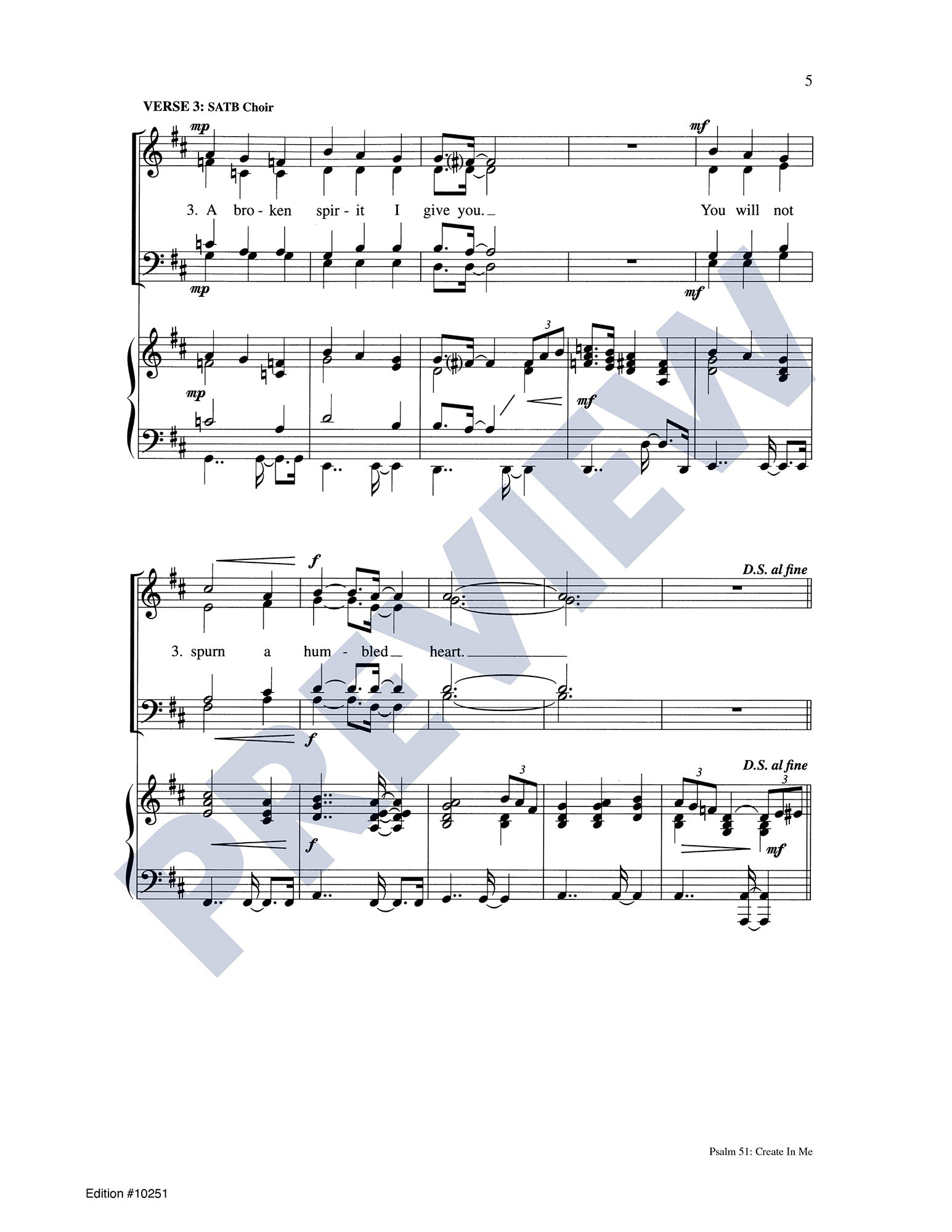 Psalm 51: Create in Me