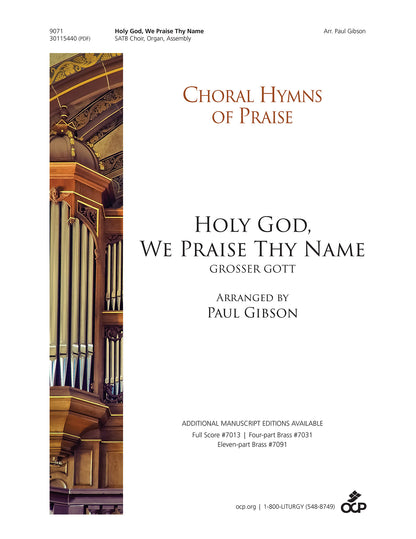 Holy God, We Praise Thy Name