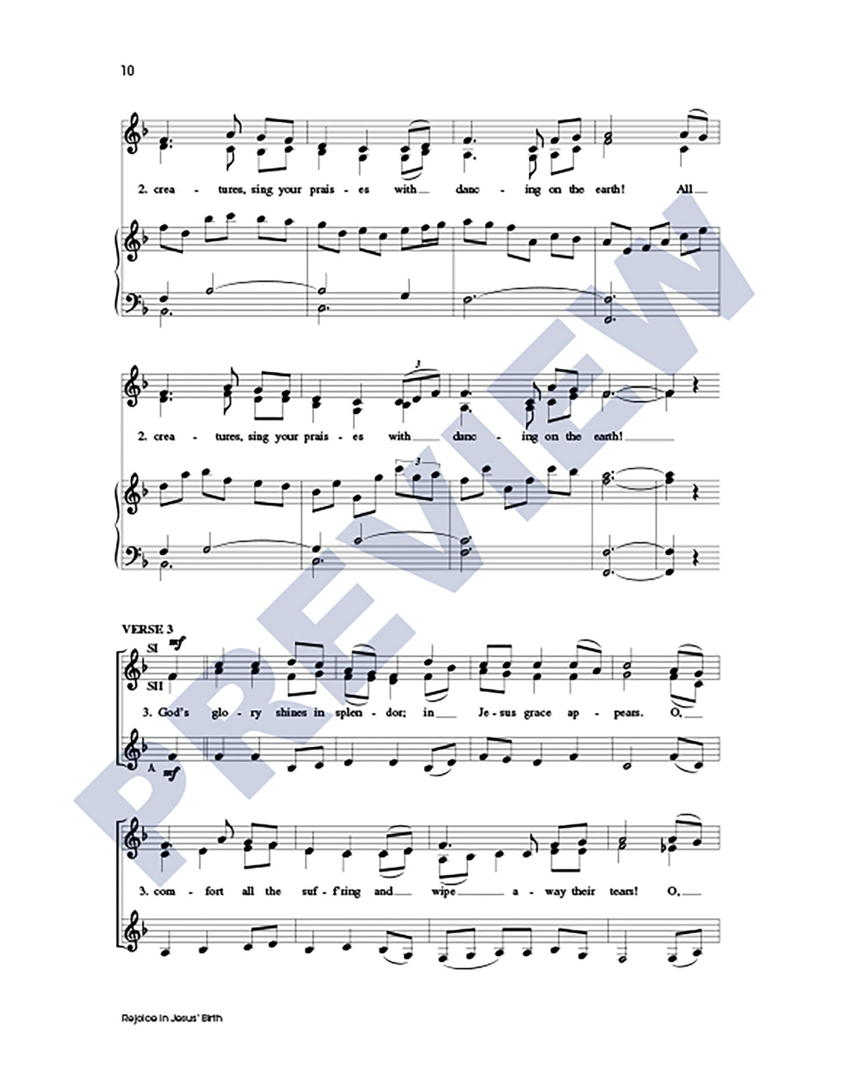 Three Christmas Carols, Set 4
