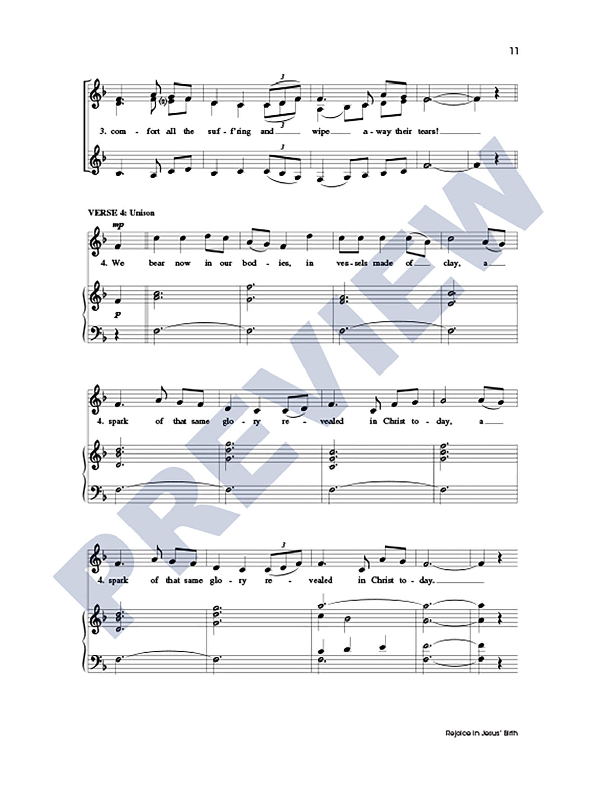 Three Christmas Carols, Set 4
