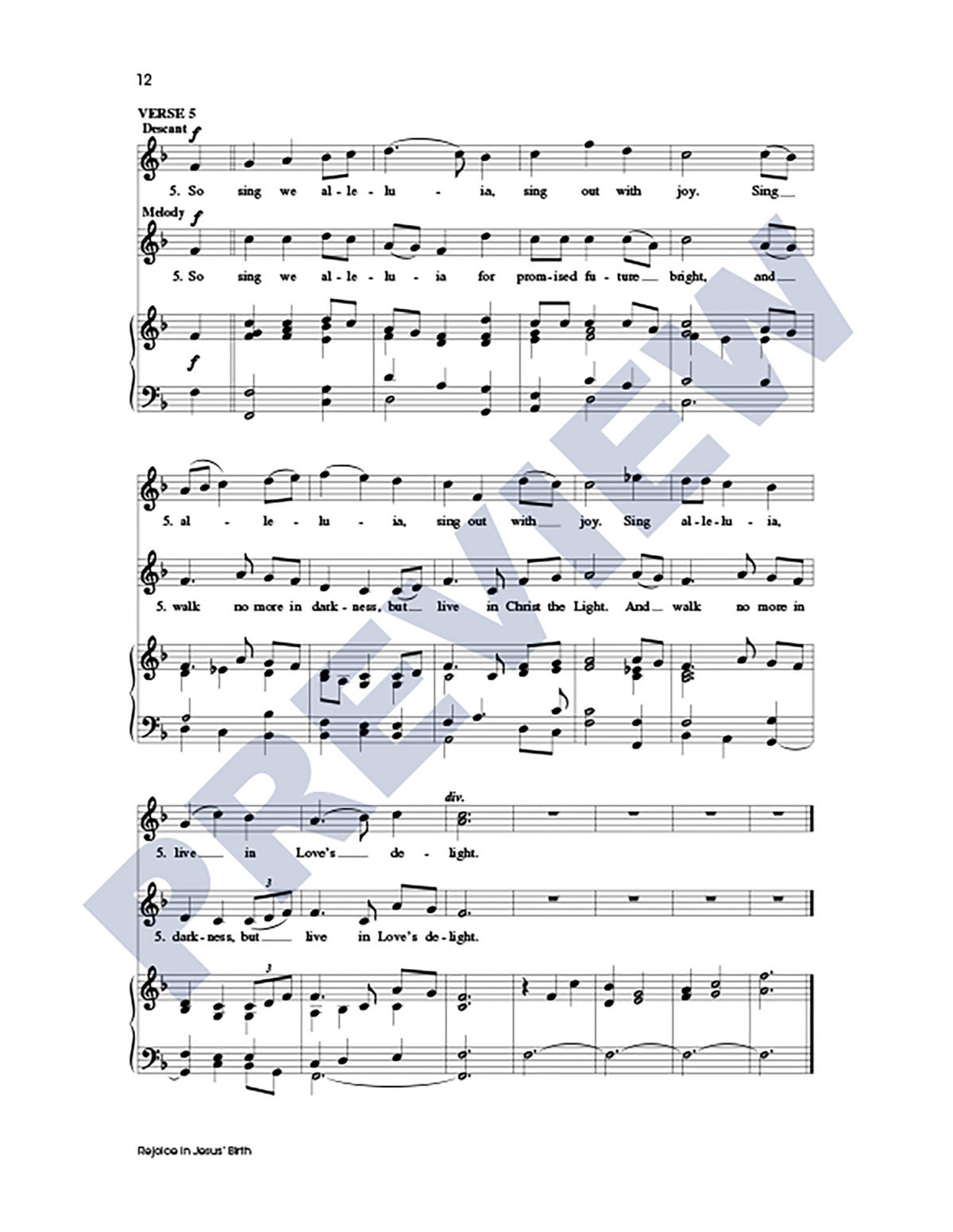 Three Christmas Carols, Set 4