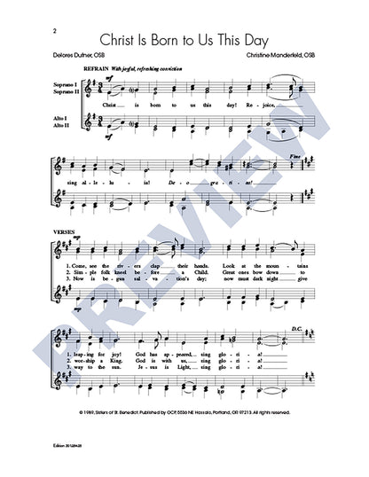 Three Christmas Carols, Set 4