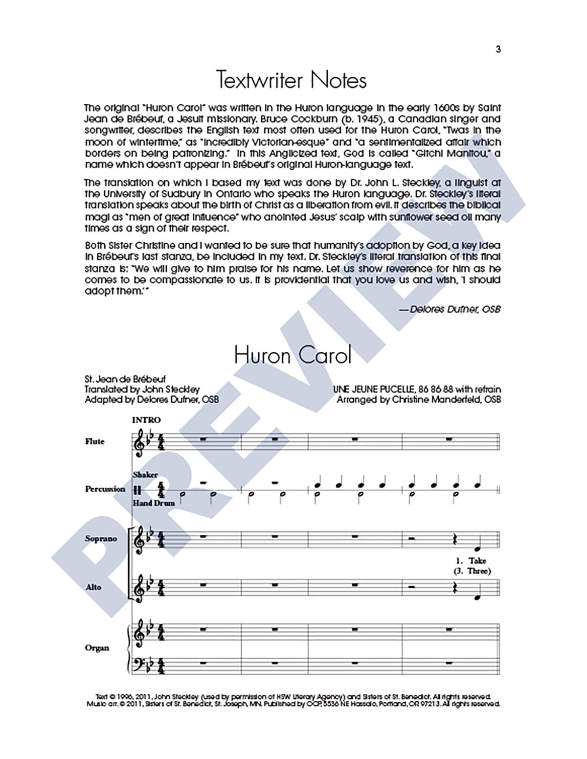 Three Christmas Carols, Set 4